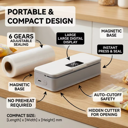 FoodLock Plastic Bags Sealer