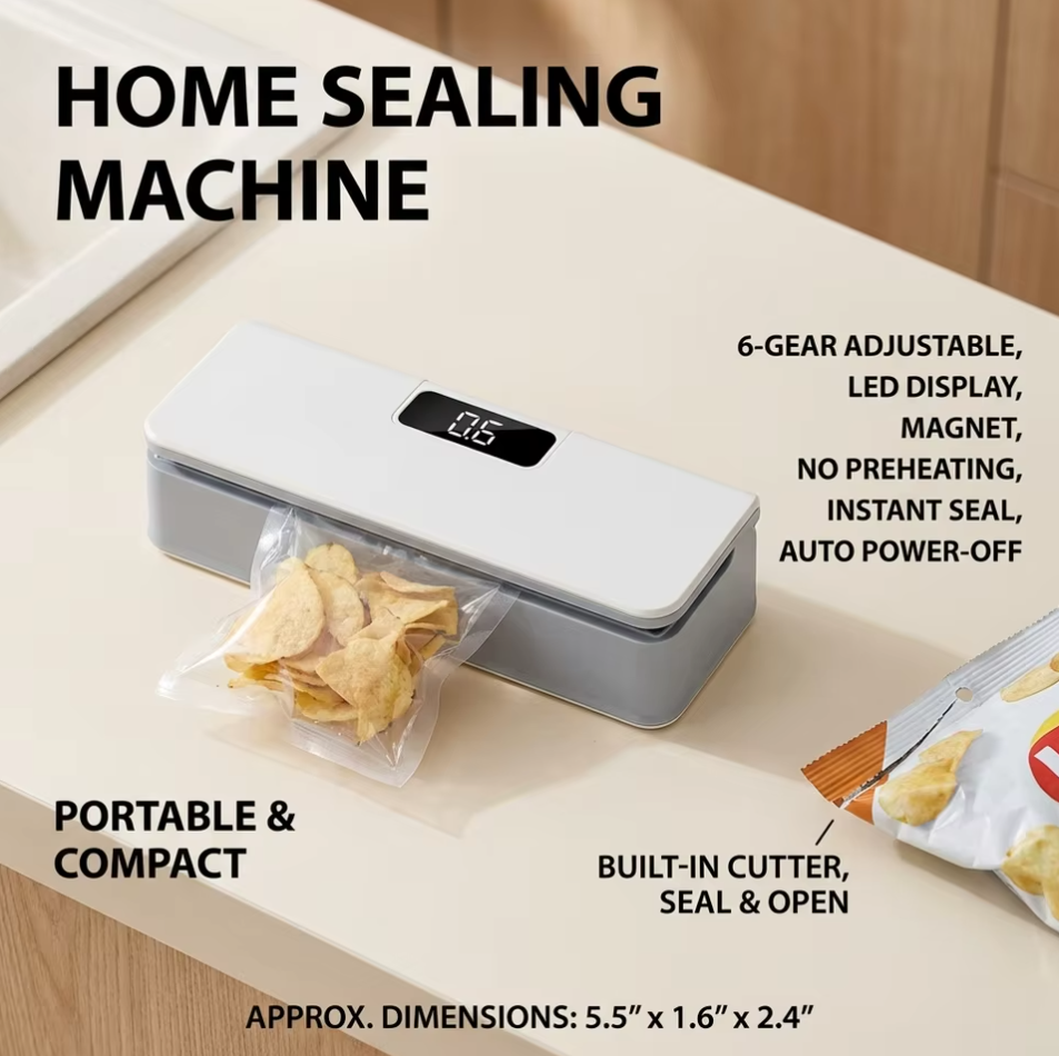 FoodLock Plastic Bags Sealer